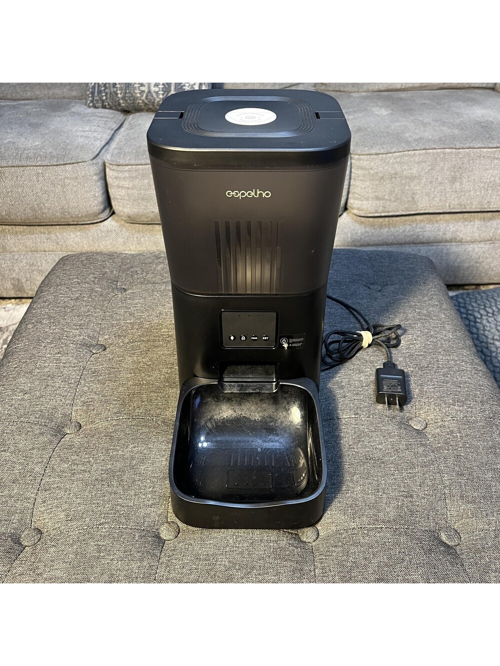 Espelho Automatic Pet Feeder Smart WiFi App Control Black
